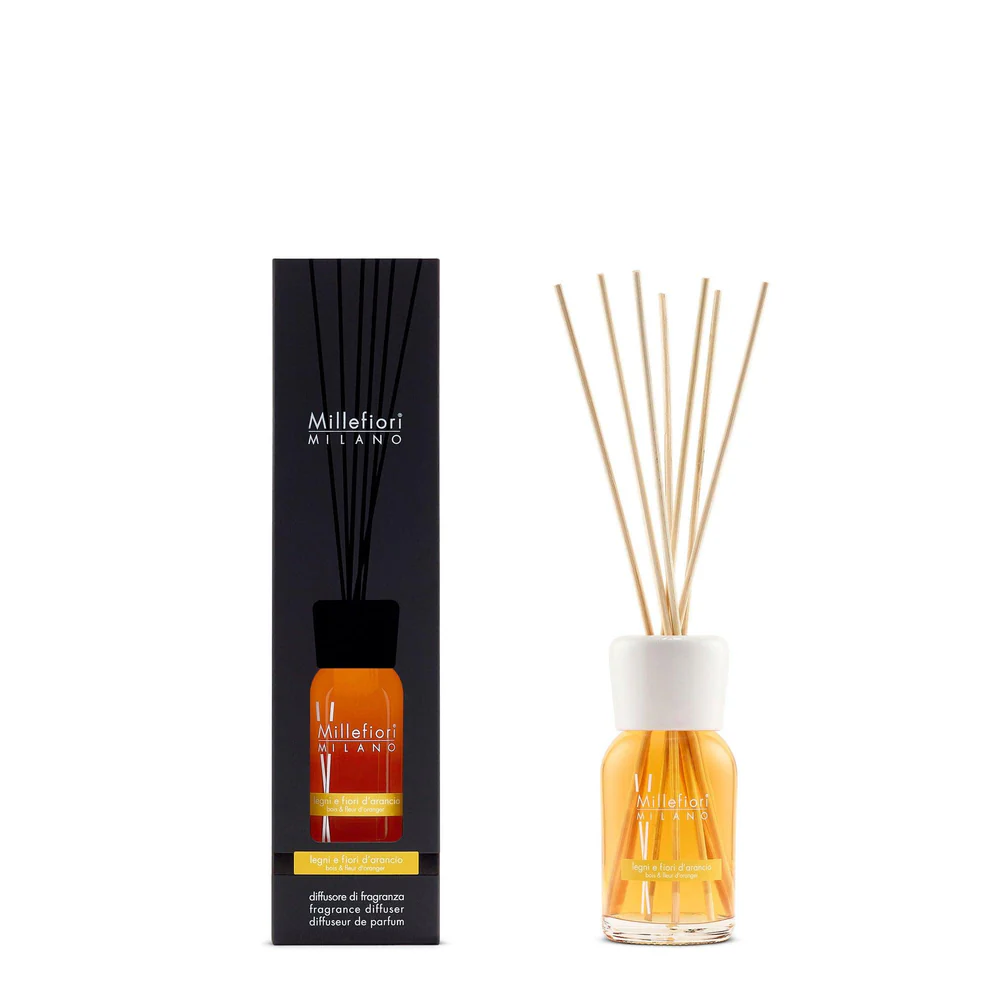 MILLEFIORI MILANO - DIFFUSORE A BASTONCINI LEGNI & FIORI D'ARANCIO - immagine 3