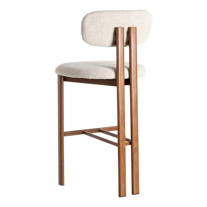 SGABELLO 75CM BEIGE TESSUTO-METALLO 50x47x109 cm - immagine 5