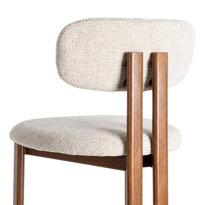 SGABELLO 75CM BEIGE TESSUTO-METALLO 50x47x109 cm - immagine 6