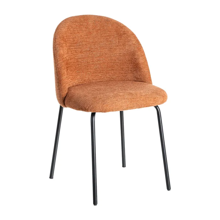 SEDIA ZUCCA TESSUTO-METALLO CONTRACT 49 X 48 X 80 CM - immagine 3
