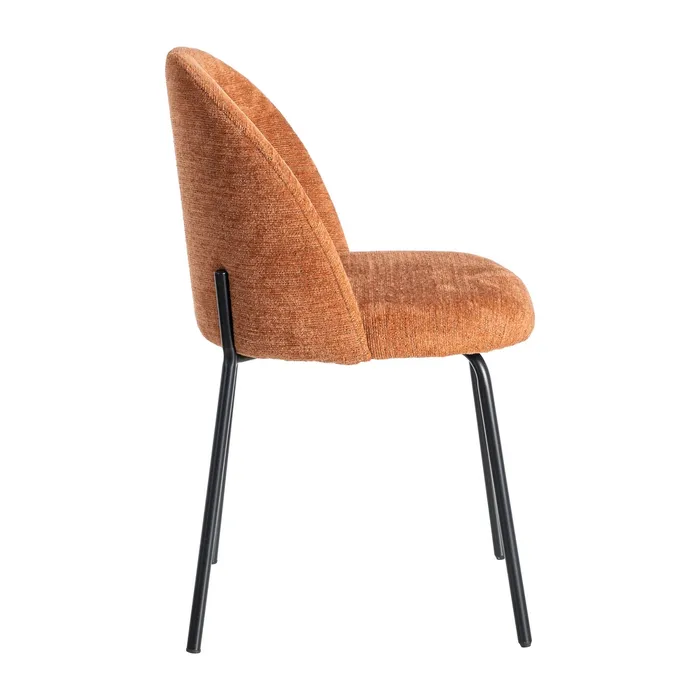 SEDIA ZUCCA TESSUTO-METALLO CONTRACT 49 X 48 X 80 CM - immagine 5