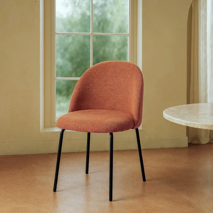 SEDIA ZUCCA TESSUTO-METALLO CONTRACT 49 X 48 X 80 CM - immagine 2