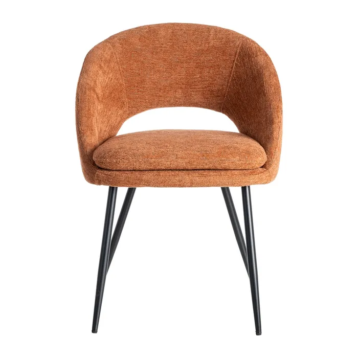 SEDIA ZUCCA TESSUTO-METALLO CONTRACT 58 X 60 X 80 CM - immagine 3