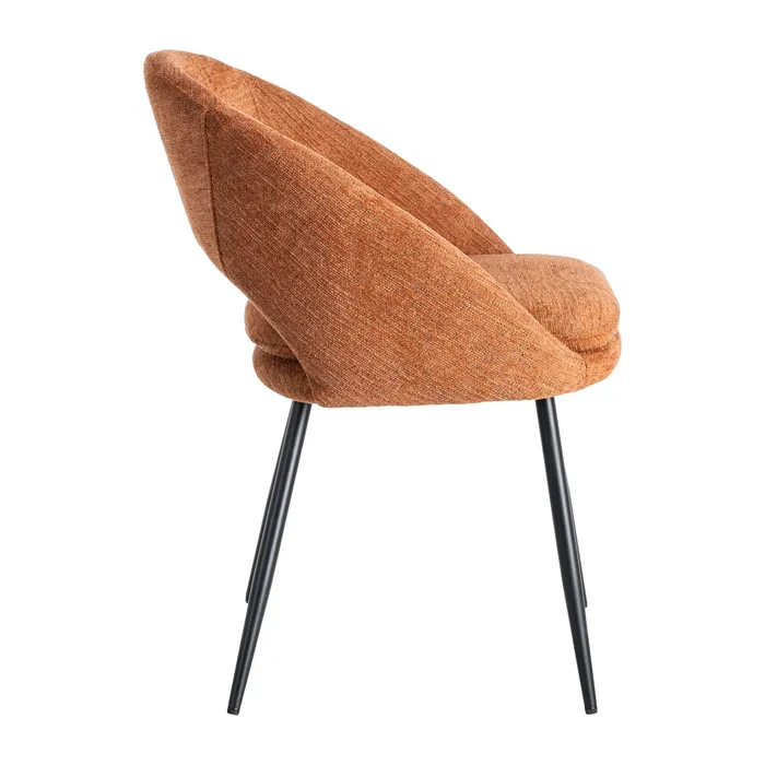 SEDIA ZUCCA TESSUTO-METALLO CONTRACT 58 X 60 X 80 CM - immagine 4