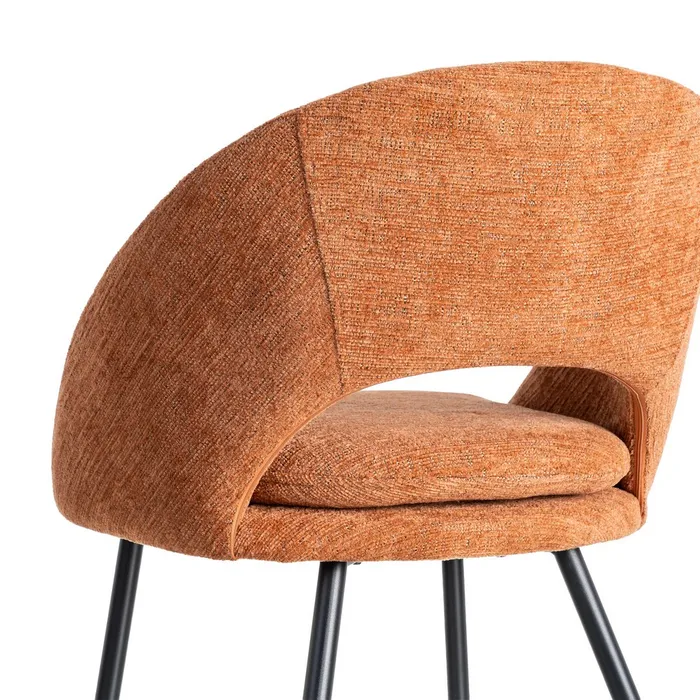 SEDIA ZUCCA TESSUTO-METALLO CONTRACT 58 X 60 X 80 CM - immagine 6