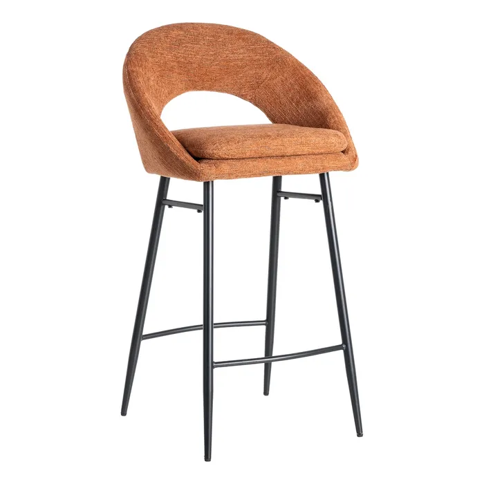 Sgabello contract zucca in tessuto e struttura in metallo 53 x 48 x 100 cm - immagine 2