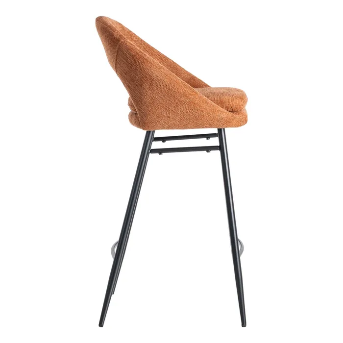 Sgabello contract zucca in tessuto e struttura in metallo 53 x 48 x 100 cm - immagine 4