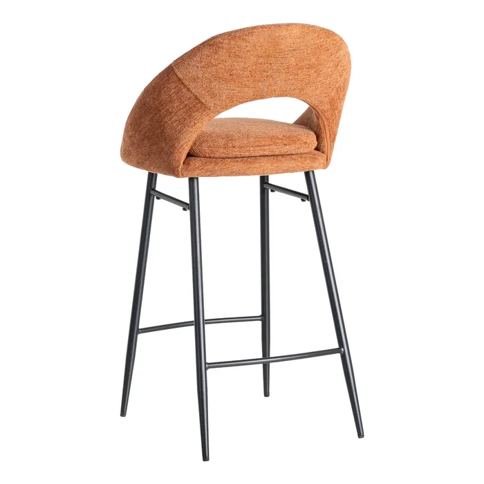 Sgabello contract zucca in tessuto e struttura in metallo 53 x 48 x 100 cm - immagine 5
