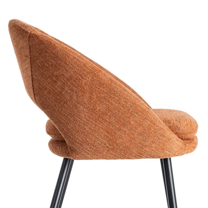 Sgabello contract zucca in tessuto e struttura in metallo 53 x 48 x 100 cm - immagine 8