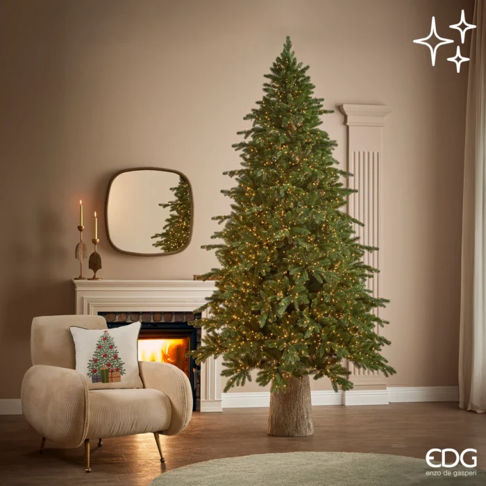 Albero di Natale EDG Pino Imperial New h240 cm Ø150 con 5300 LED integrati - NATALE 2025