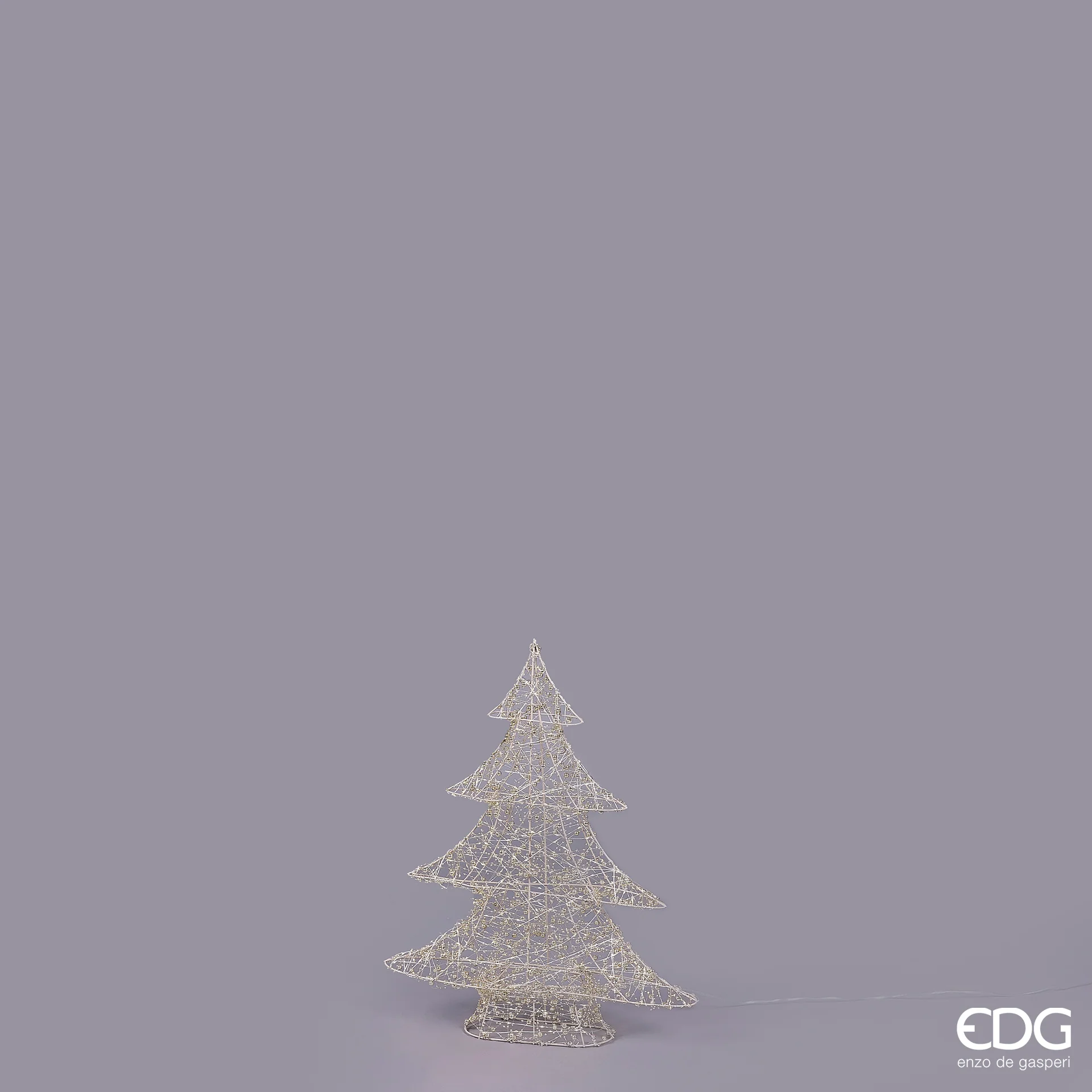 EDG - Albero Pearls Light Gold 49 cm con 400 LED integrati - NATALE 2025 - immagine 4