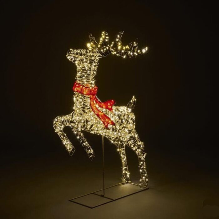 EDG - Decoro Renna con Fiocco 93 cm con 720 LED integrati - NATALE 2025