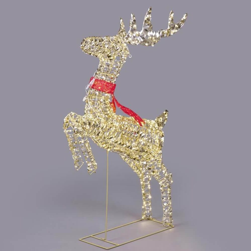 EDG - Decoro Renna con Fiocco 119 cm con 960 LED integrati - NATALE 2025 - immagine 2