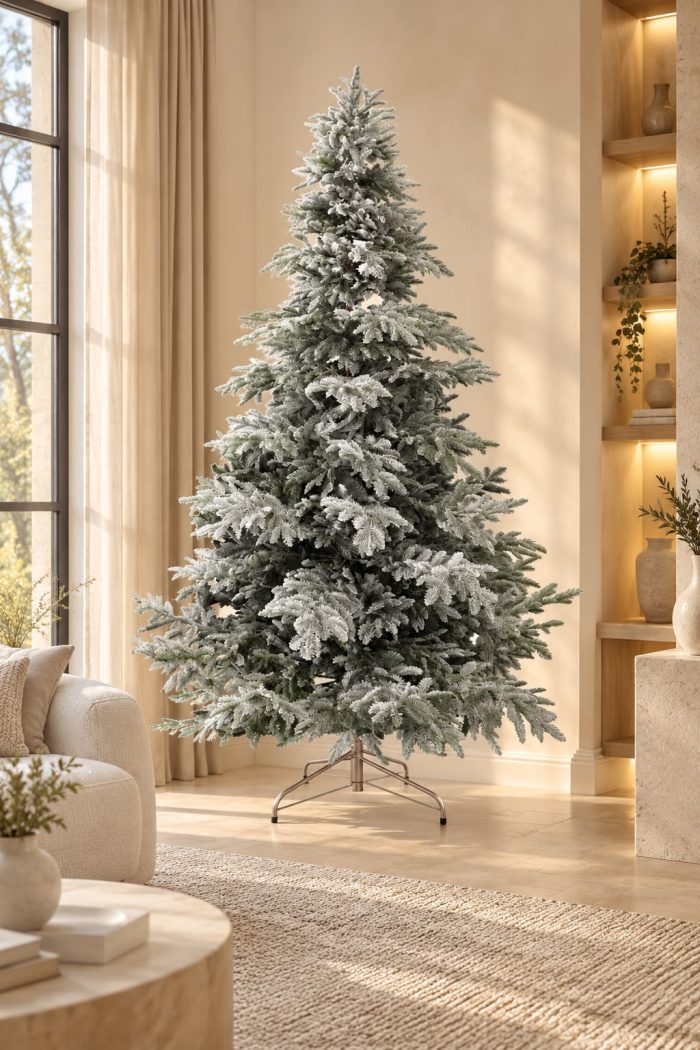 Albero di Natale Rockefeller Innevato h 240 cm Ø176 by Salvatore Izzo