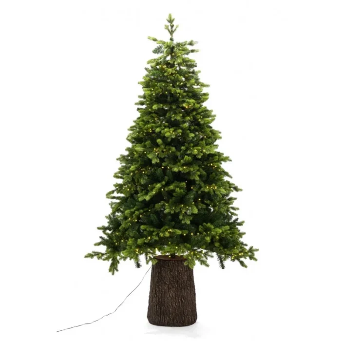 Albero di Natale Darsy LED con Tronco integrato h240 cm con 1450 LED integrati