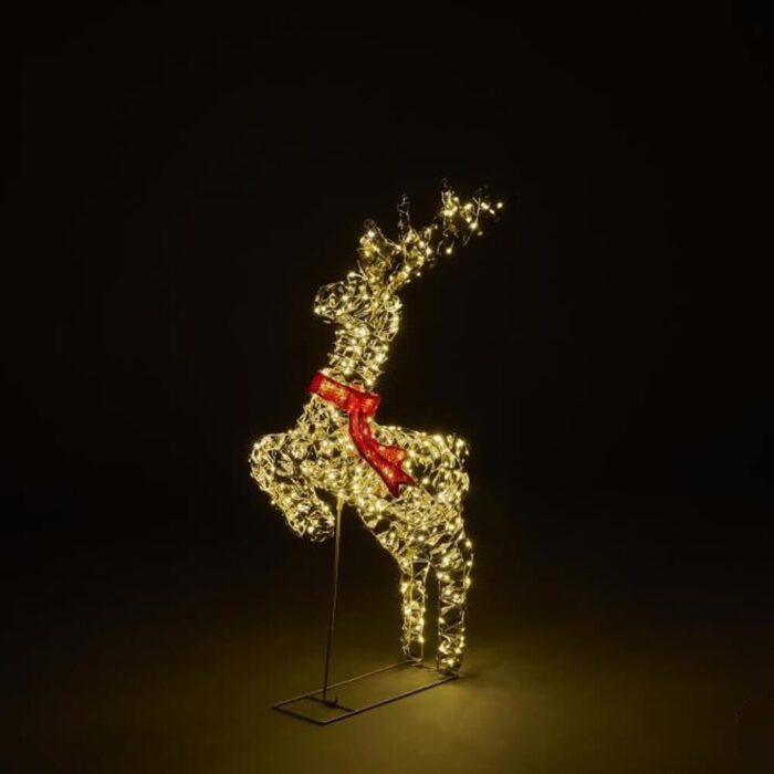 EDG - Decoro Natale Renna con Fiocco 72 cm con 400 LED integrati - NATALE 2025
