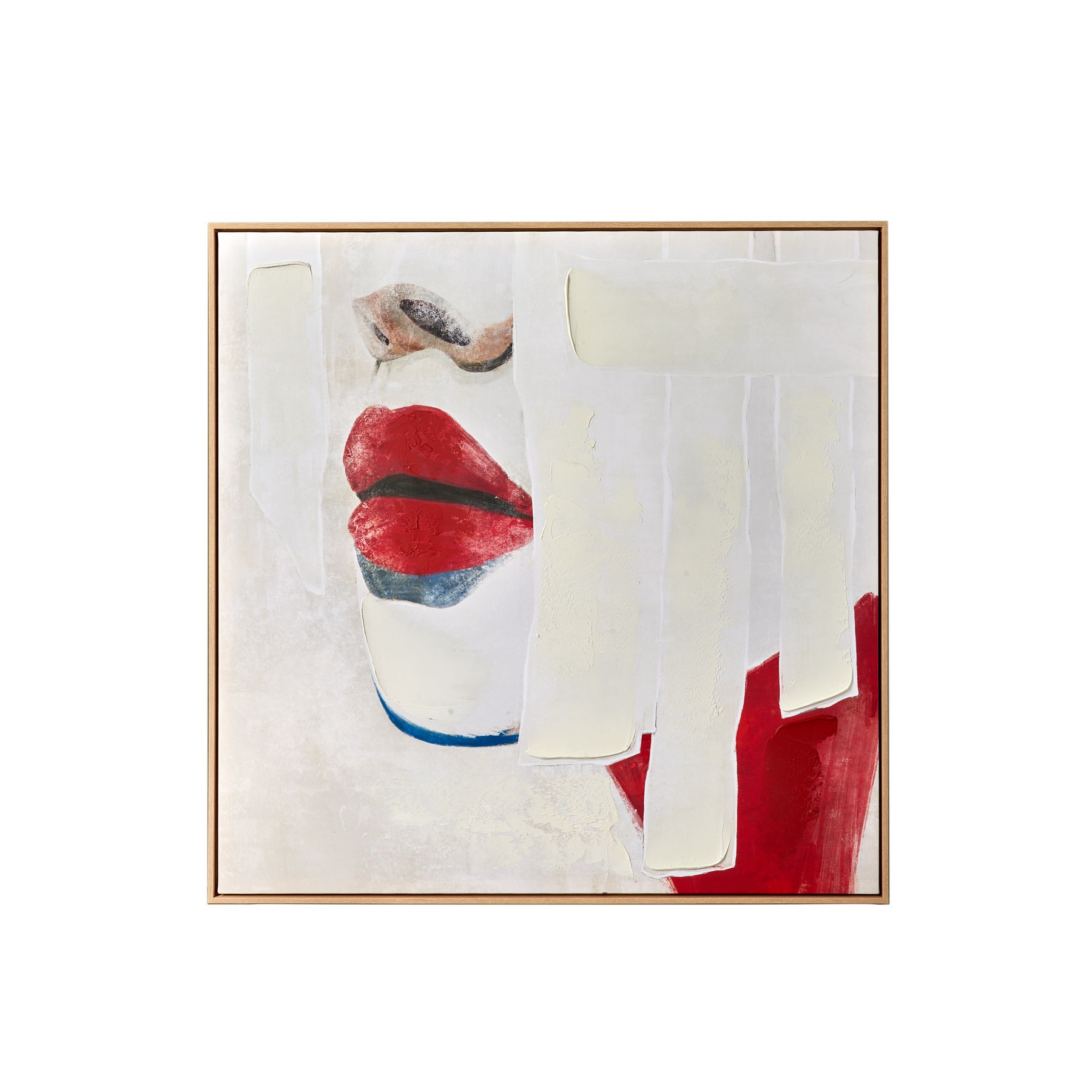 QUADRO CON CORNICE 100×100 cm – 1Q295 L’OCA NERA