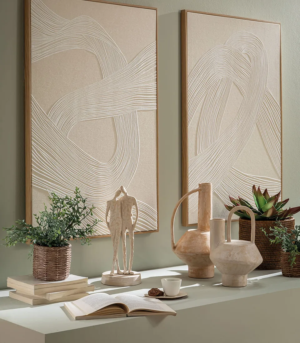 SET 2 PEZZI QUADRO CON CORNICE 120x90 cm - 1Q310 L'OCA NERA - immagine 4