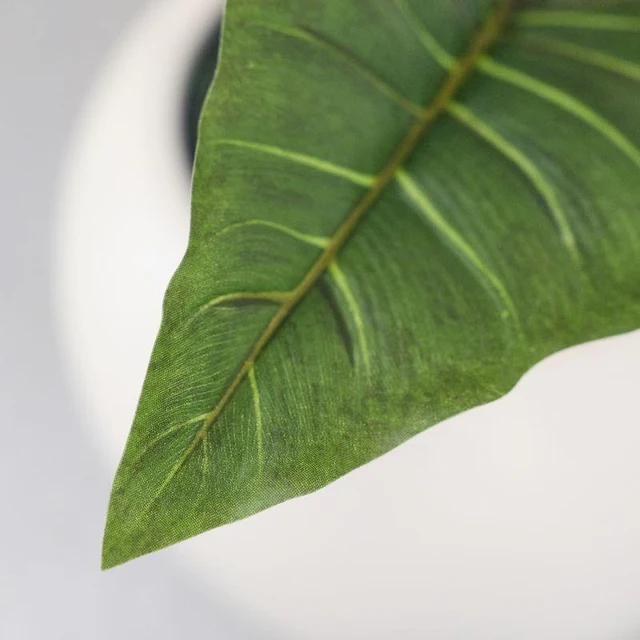 EDG- Alocasia Vogue realistica con vaso - 180h cm - immagine 6