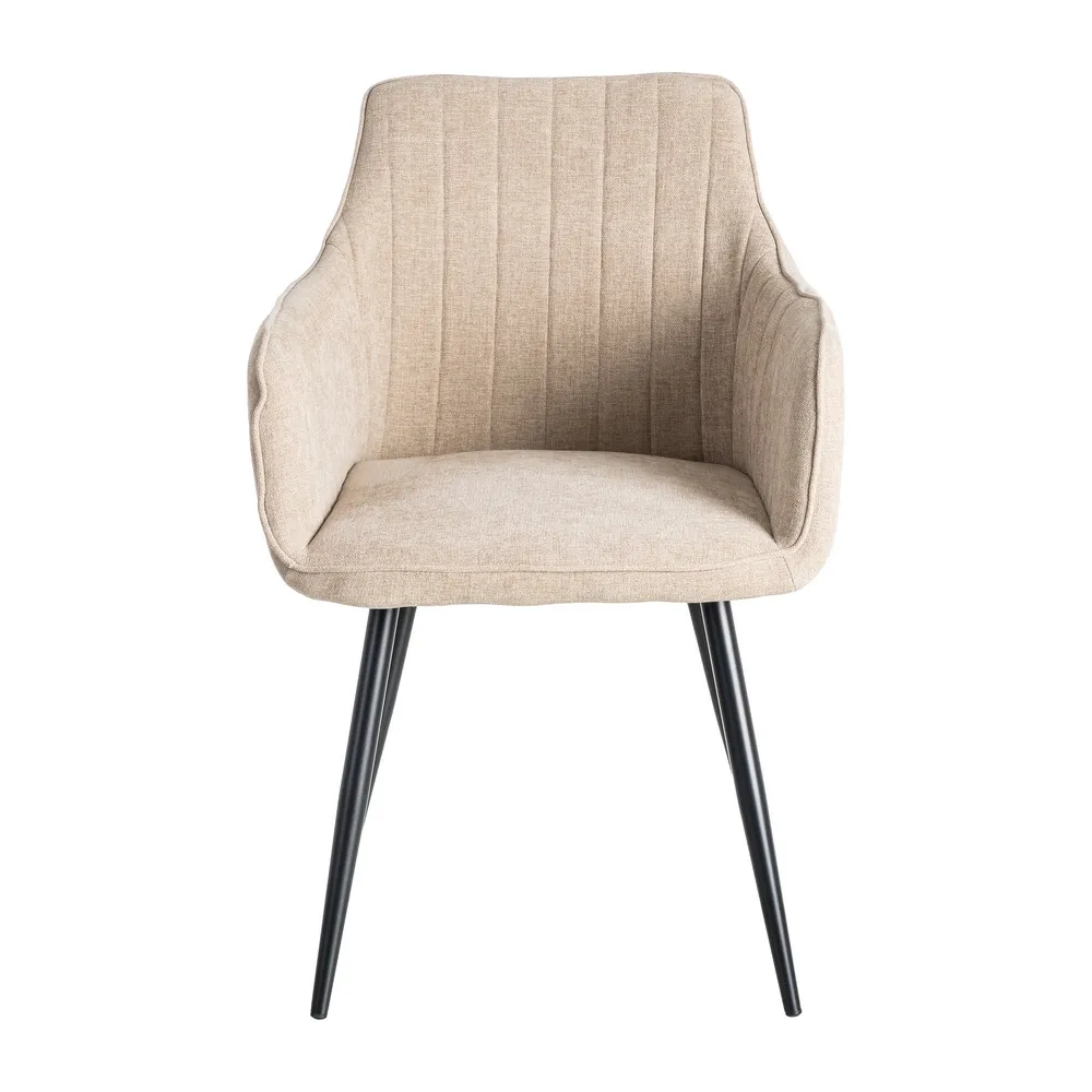 Sedia Beige - Tessuto / Metallo Contract 55x84 cm - immagine 3