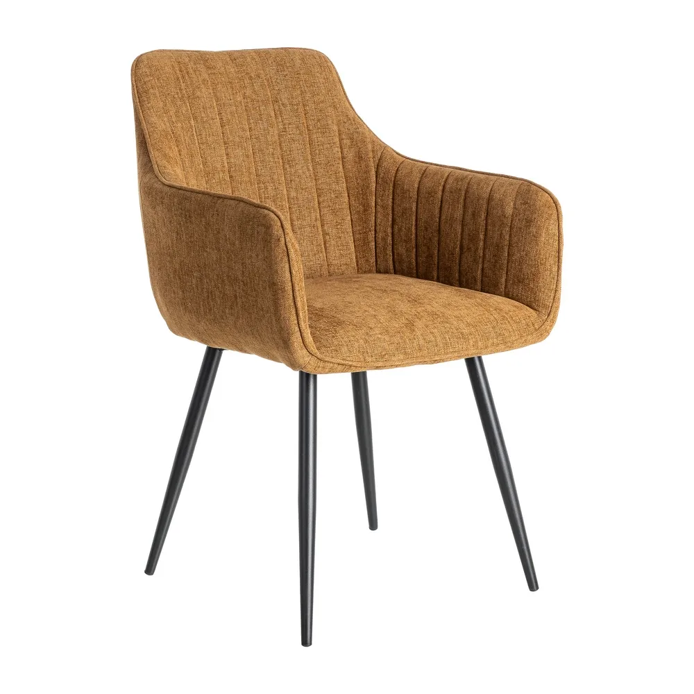 Sedia Marrone - Tessuto / Metallo 55x84 cm - immagine 2
