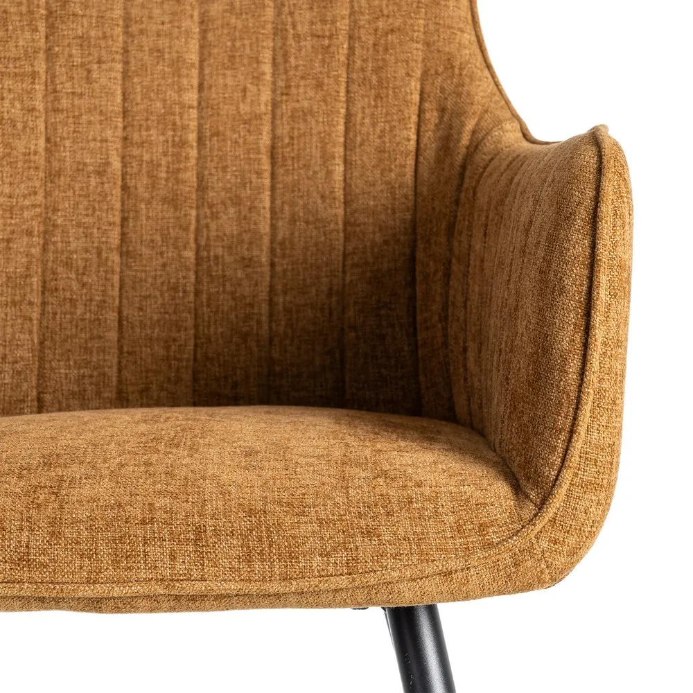Sedia Marrone - Tessuto / Metallo 55x84 cm - immagine 7