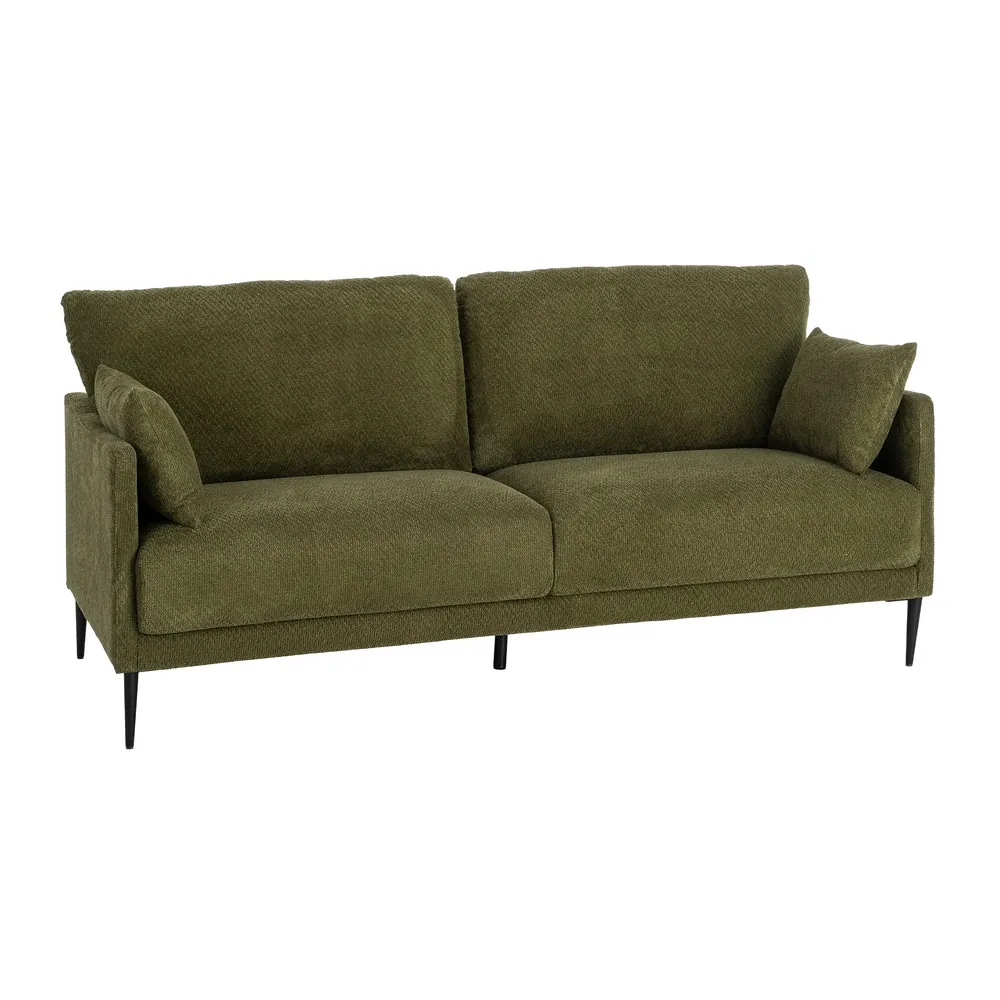 Divano Verde soggiorno - Tessuto 191x80x88 cm - immagine 2