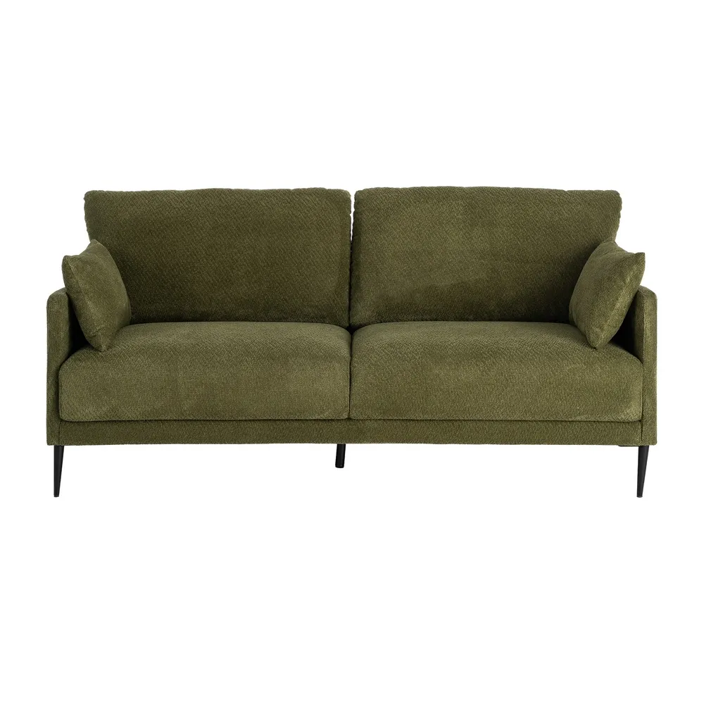 Divano Verde soggiorno - Tessuto 191x80x88 cm - immagine 3