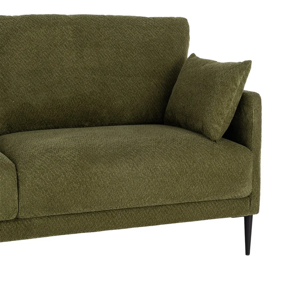 Divano Verde soggiorno - Tessuto 191x80x88 cm - immagine 5
