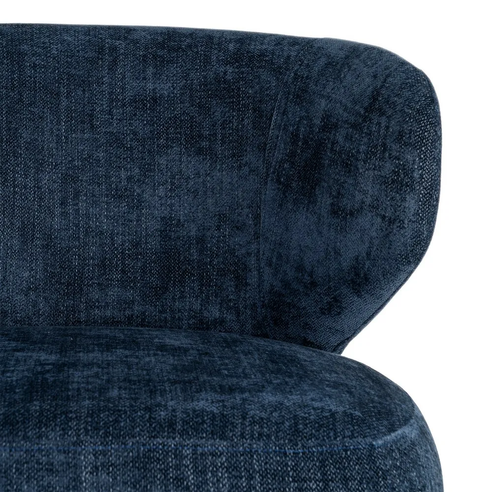 Poltrona girevole Azul - tessuto / legno 73x68x74 cm - immagine 3
