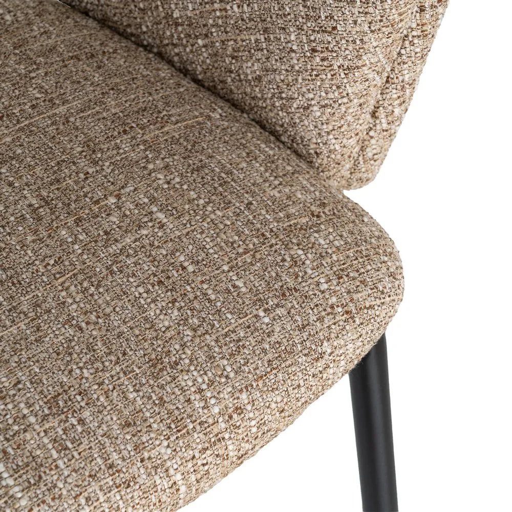 Poltroncina Taupe Old - Tessuto / Metallo 59x61x82 cm - immagine 8