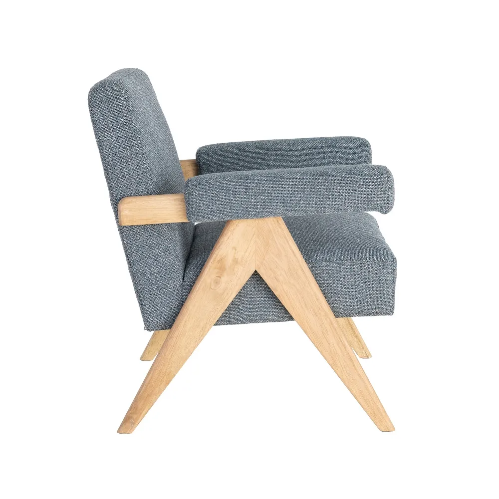 Poltrona Azul Soggiorno – tessuto / legno 74x76x85 cm - immagine 5
