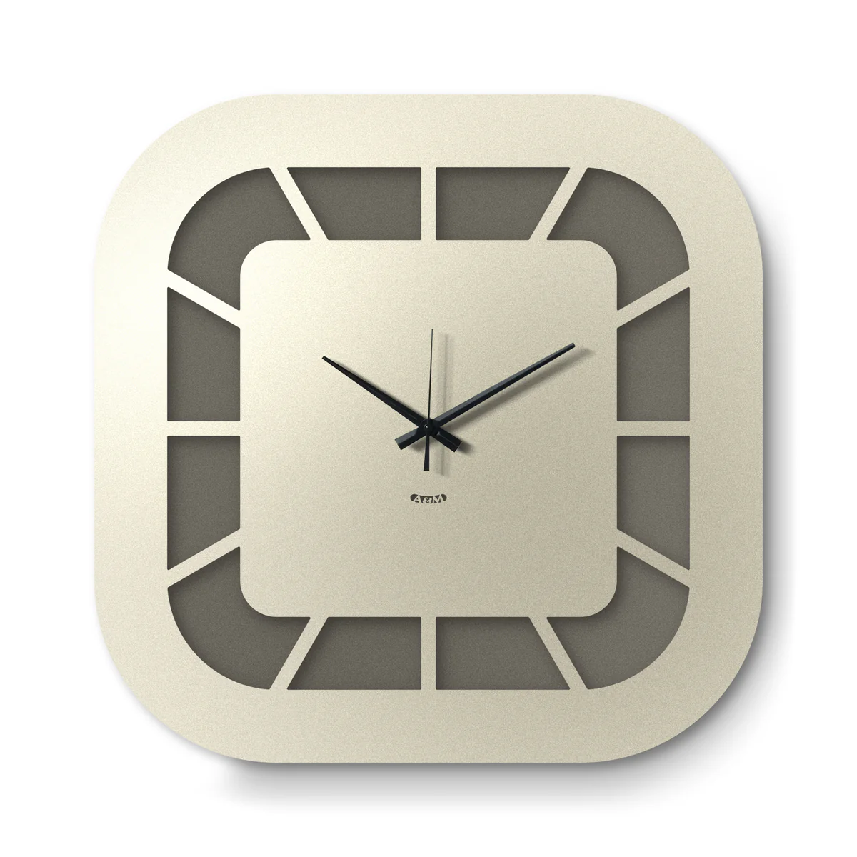 Arti & Mestieri – Orologio da parete minimal Exo 50×50 cm