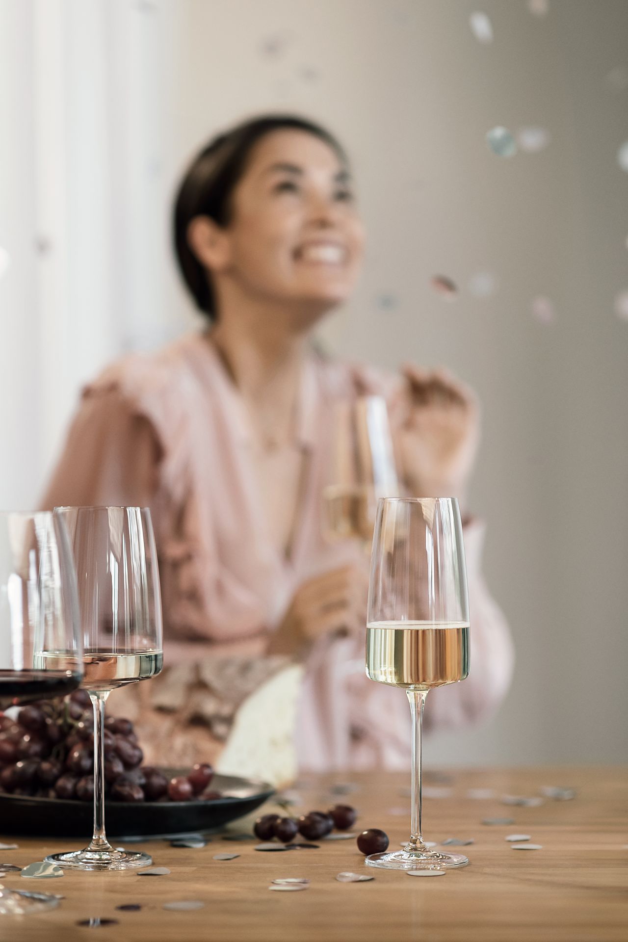 Zwiesel Glas - set 6 Bicchiere champagne Vivid Senses cristallo Ø 7,2 cm - immagine 6