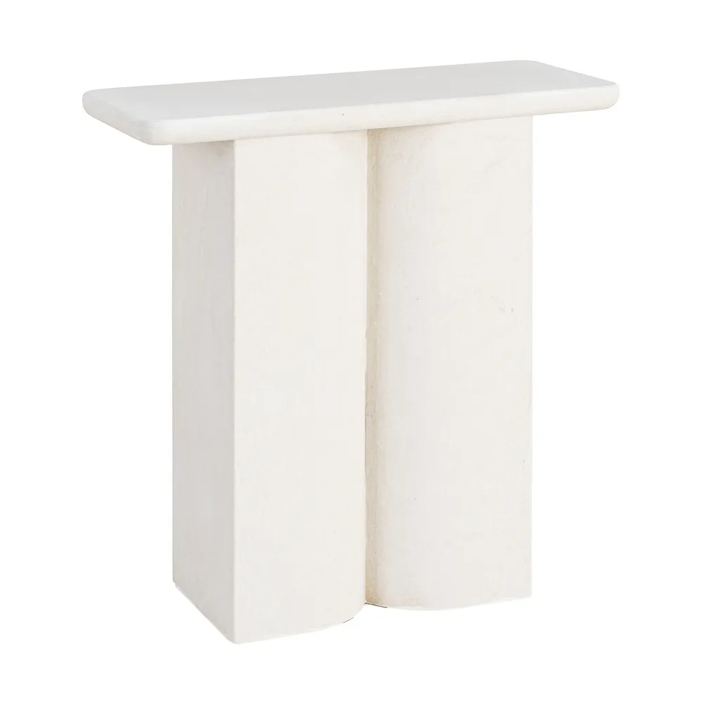Consolle Bianca - Legno MDF - 80 x 35 x 80h cm - immagine 3