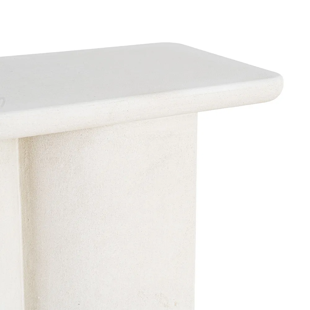 Consolle Bianca - Legno MDF - 80 x 35 x 80h cm - immagine 5