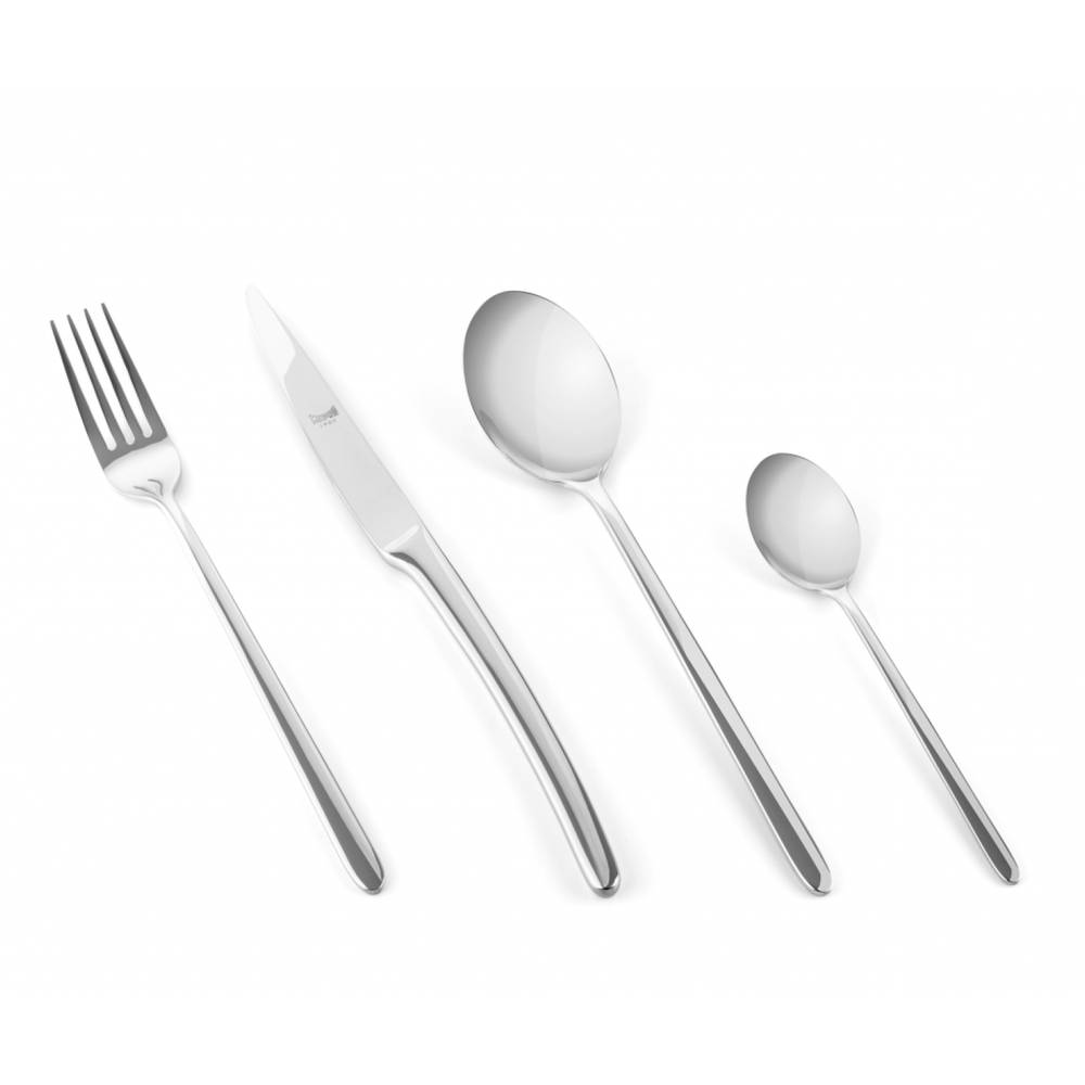 Mepra – Servizio Posate Mosella 24 pz in Acciaio Inox Made in Italy