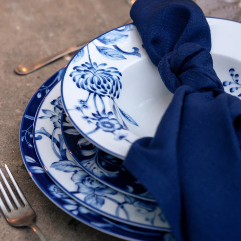 Weissestal - Servizio piatti 18 pezzi Heritage blu porcellana - immagine 7
