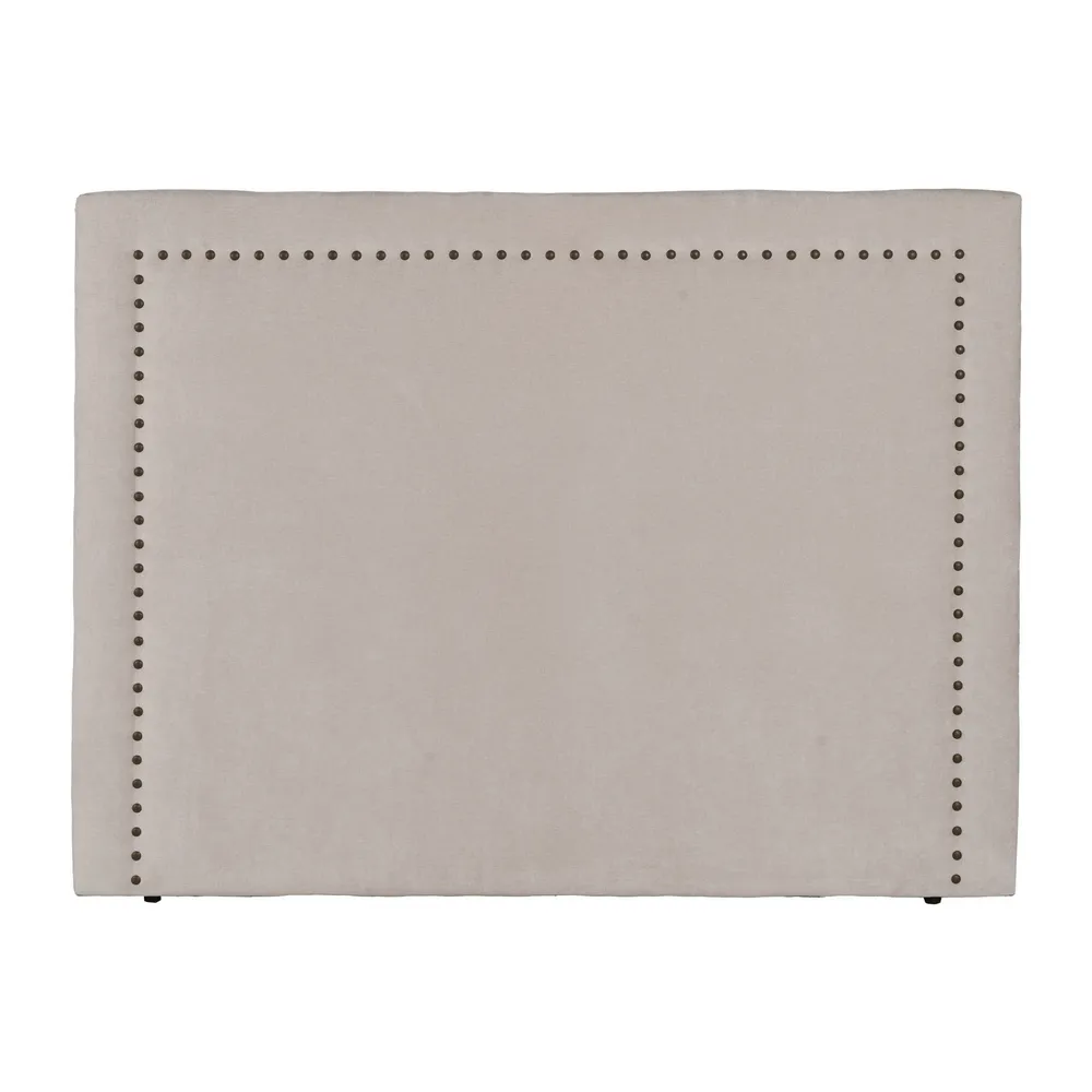 Testata crema camera da letto in tessuto 160 x 122 cm - immagine 3