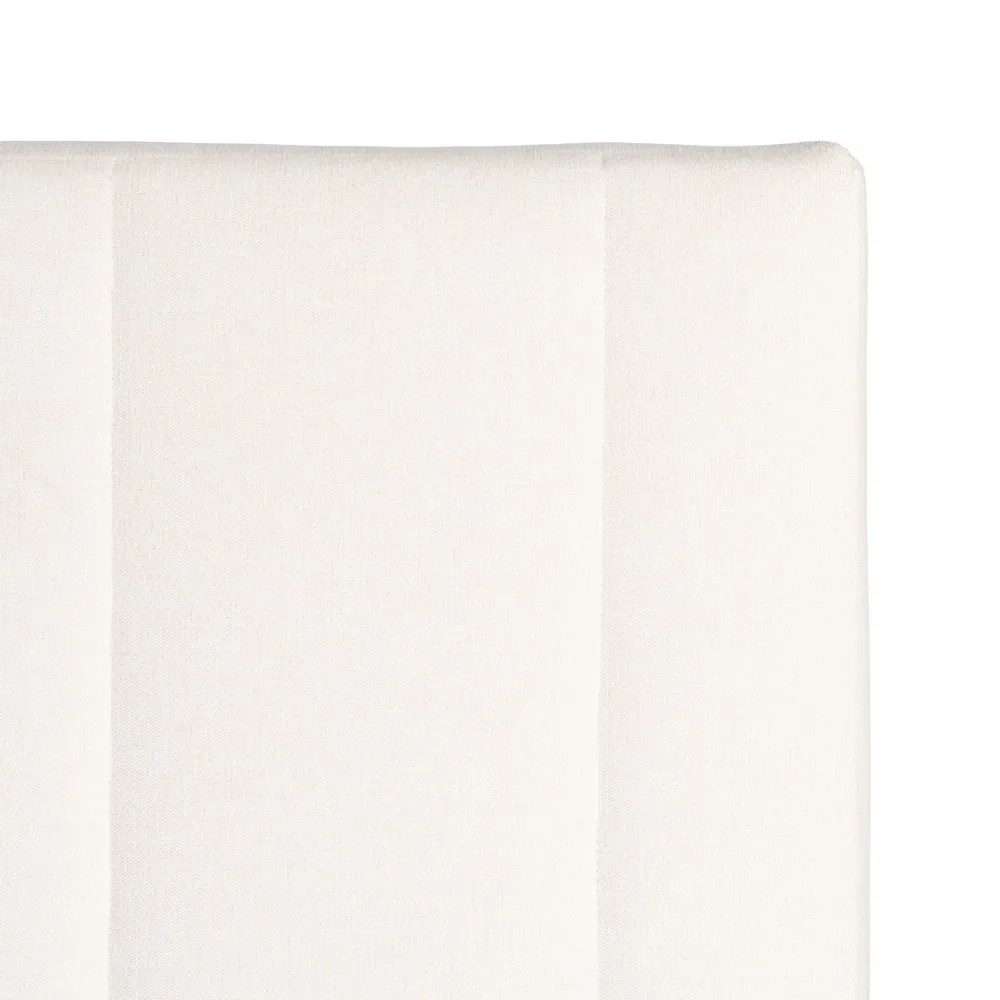 Testata camera da letto in tessuto crema 160 x 122 cm - immagine 3