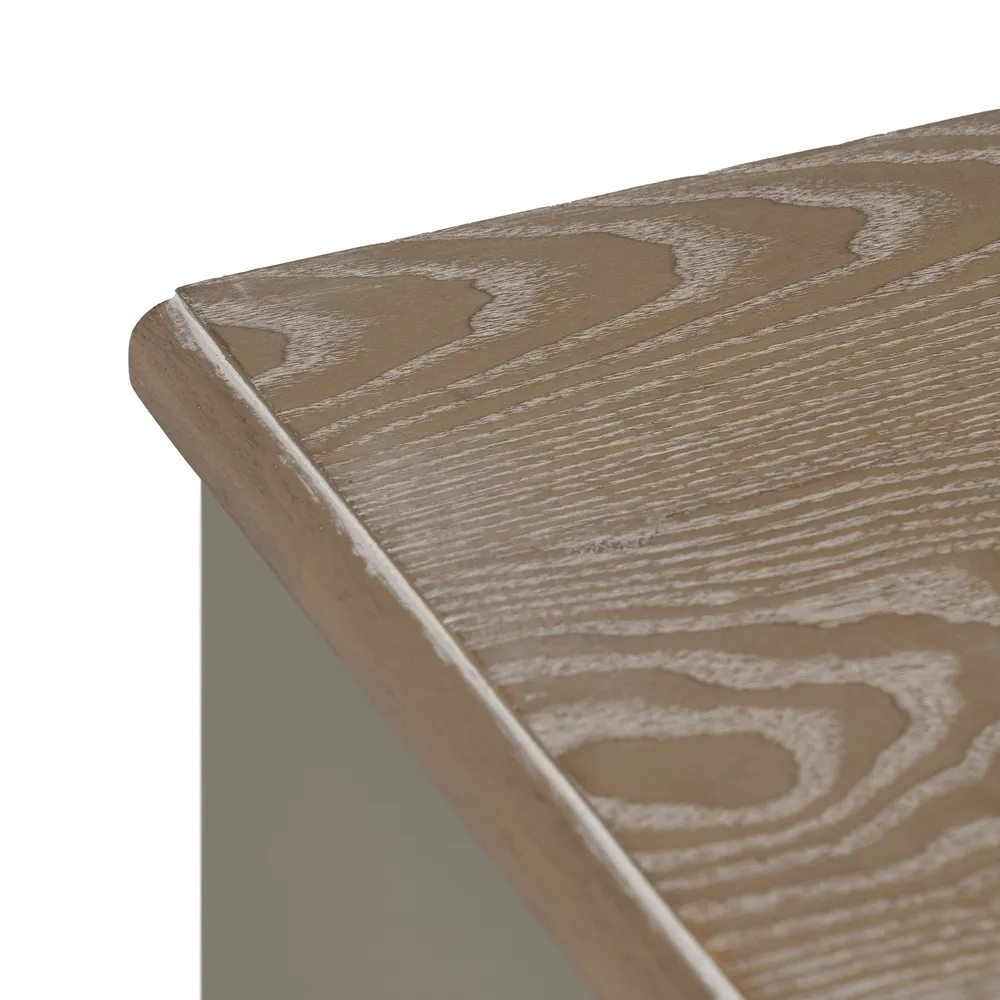 Cassettiera Taupe Old in legno di abete 100 x 50 x 80 cm - immagine 4