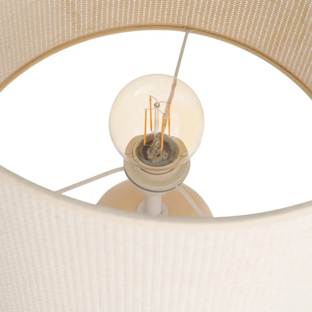 Lampada da terra Era color crema in ceramica 38 x 38 x 154,50 cm - immagine 9