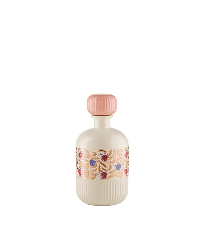 L'Oca Nera - Bottiglia decorativa Trame Fiorite con tappo - 0,5 L