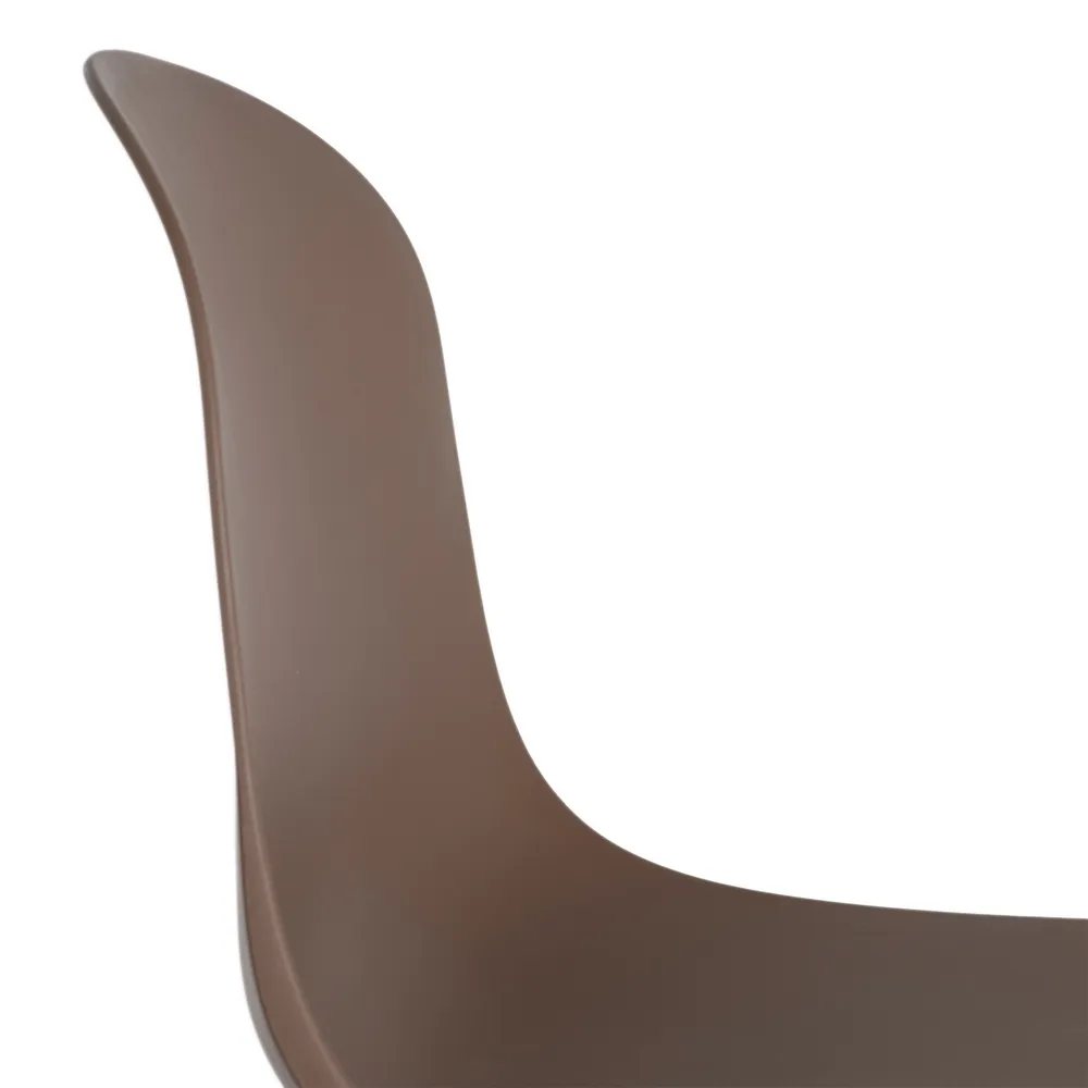 Sedia Era marrone da esterno con struttura in metallo - Modello Contract 50 x 53 x 85 cm - immagine 3
