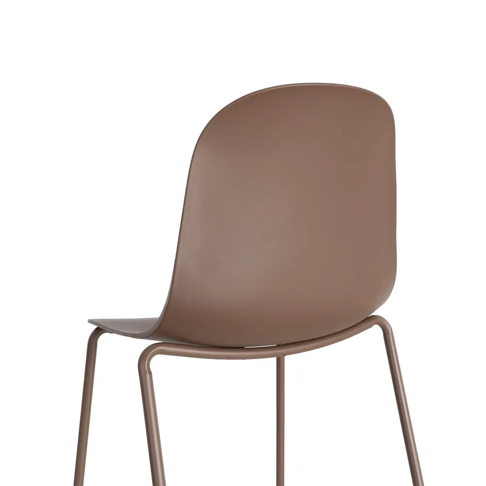 Sedia Era marrone da esterno con struttura in metallo - Modello Contract 50 x 53 x 85 cm - immagine 5