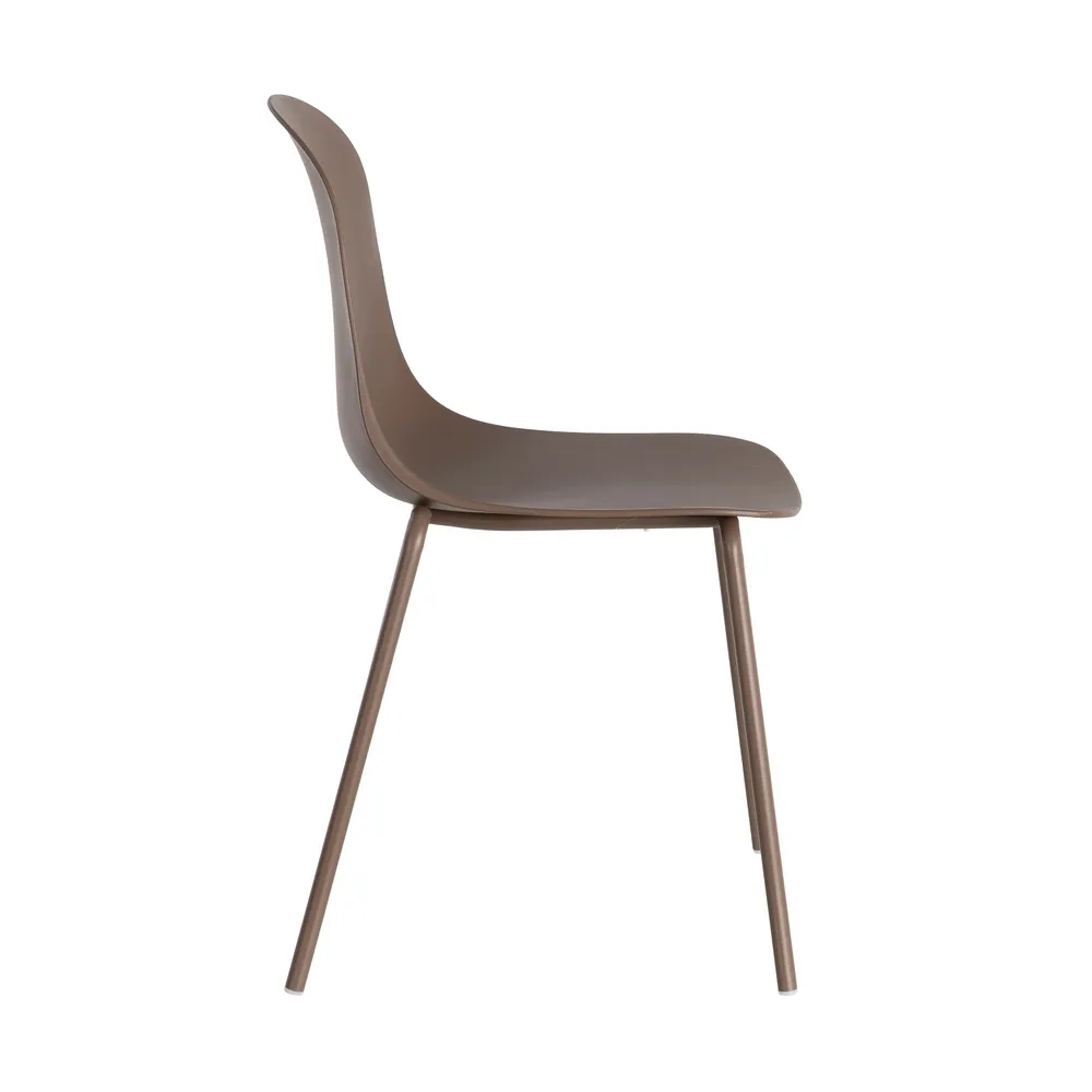 Sedia Era marrone da esterno con struttura in metallo - Modello Contract 50 x 53 x 85 cm - immagine 6