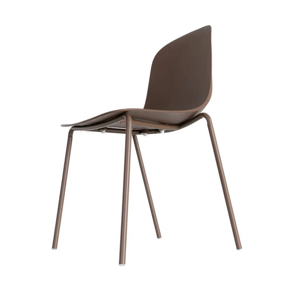 Sedia Era marrone da esterno con struttura in metallo - Modello Contract 50 x 53 x 85 cm - immagine 8