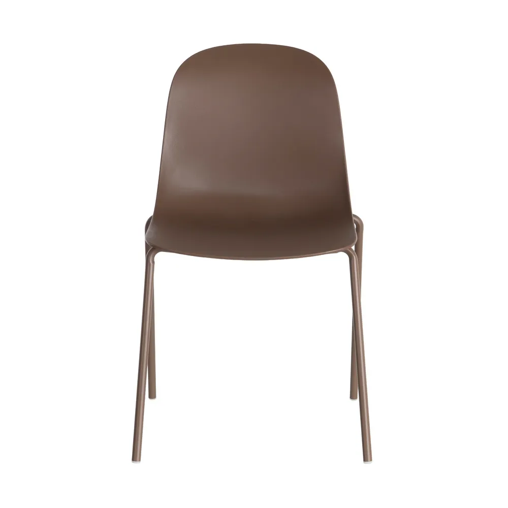 Sedia Era marrone da esterno con struttura in metallo - Modello Contract 50 x 53 x 85 cm - immagine 9