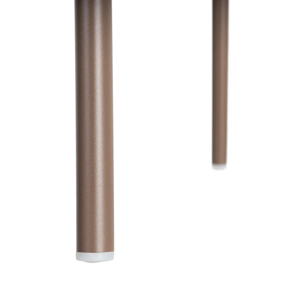 Sedia Era marrone da esterno con struttura in metallo - Modello Contract 50 x 53 x 85 cm - immagine 11