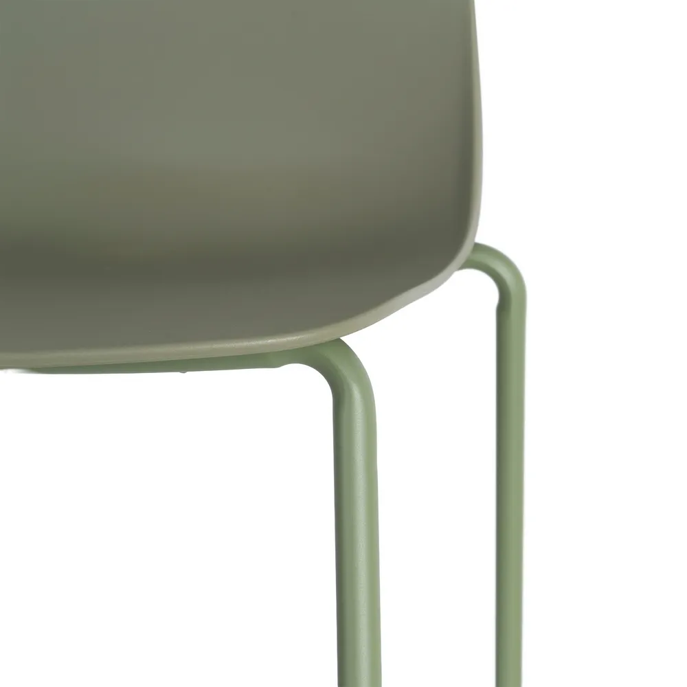 Sedia Era verde da esterno con struttura in metallo - Modello Contract 50 x 53 x 85 cm - immagine 3
